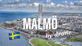 MALMÖ Sweden  4K by drone [upl. by Nala]