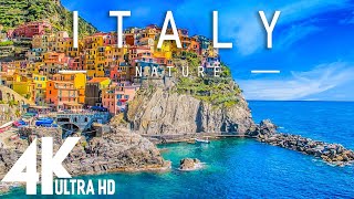 FLYING OVER YTALY 4K UHD   Relaxing Music Along With Beautiful Nature Videos 4K Video Ultra HD [upl. by Ahsircal211]