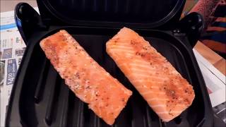 George Foreman Electric GrillHow To Make The Best Grilled Salmon [upl. by Trust101]