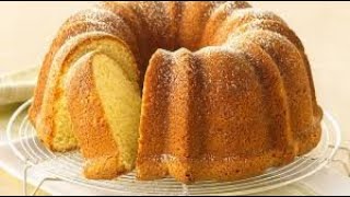 Sour Cream Pound Cake Recipe From Scratch [upl. by Auhesoj]