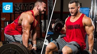 HighVolume Back amp Biceps Workout  Hunter Labrada [upl. by Ahsyas]