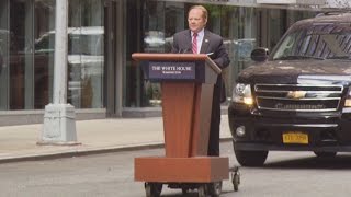 Melissa McCarthy Excites Fans as She Films SNL Skit as Sean Spicer in NYC [upl. by Molini]