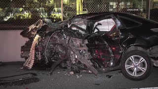 Double Fatal WrongWay Crash  Riverside [upl. by Nnair329]