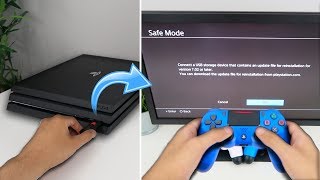 How to REINSTALL PS4 SYSTEM SOFTWARE EASY METHOD FIXES ALL ERRORS [upl. by Melitta767]