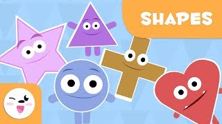 Geometric Shapes for kids  Preschool Vocabulary [upl. by Ordisy]