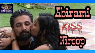 Abirami Kiss Niroop  Ultimate  Bigg Boss Ultimate  Version 13  Tamil  Uruttu [upl. by Huei324]