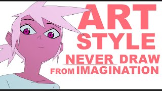 3 STEPS TO INSTANTLY FIND YOUR STYLE NEVER draw from IMAGINATION [upl. by Eversole]