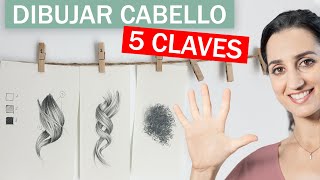 5 claves para dibujar CABELLO  extra Afro [upl. by Aroled]