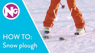 How to Snow Plough in 3 Easy Steps  Learn to Ski [upl. by Zeke]