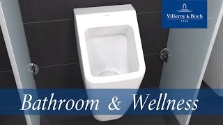 Urinal Animation  Architectura Collection  Villeroy amp Boch [upl. by Manara]