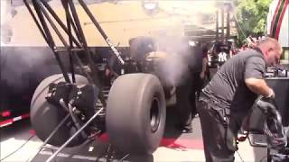 NHRA Top Fuel And Funny Car Warmups Throttle Whacks [upl. by Roe]