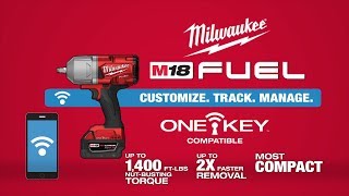 Milwaukee® M18 FUEL™ wONEKEY™ High Torque Impact Wrenches [upl. by Arolf]