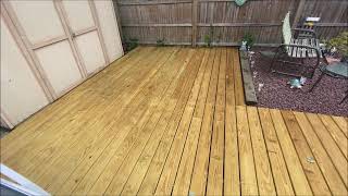 How To Seal A Deck With Thompsons Water Seal [upl. by Marjana]