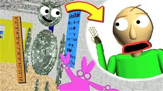 BALDI GOT TRAPPED IN THE SHINY QUARTER  Baldis Basics MOD Quarter Swapped Basics [upl. by Bendicta312]