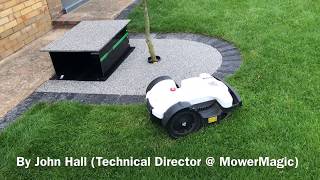 Ambrogio Robot Mower Bunker  Robot Mower Lift Elevator Garage for an Ambrogio 40 [upl. by Buine]