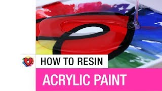 How To Resin Acrylic Paint [upl. by Rettuc]