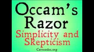 Occams Razor and why you should be skeptical of it [upl. by Lathrop]