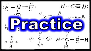 Lewis Theory VII Practice with Lewis Structures [upl. by Tertias]