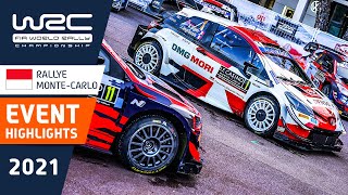 WRC  Rallye MonteCarlo 2021 Event Highlights  Review [upl. by Haram]