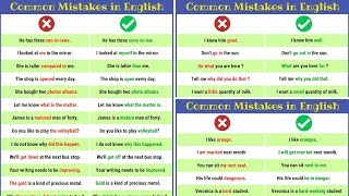 Grammatical Errors 120 Common Grammar Mistakes in English And How to Avoid Them [upl. by Nitsirk]