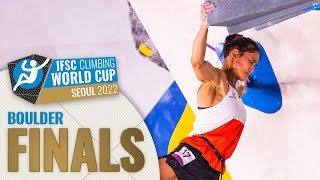 Boulder finals  Seoul 2022 [upl. by Sinnal]