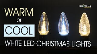 Warm or Cool White LED Christmas Lights [upl. by Draner]