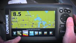 Lowrance Elite 7 HDI Fish Finder with Down Scan Overview [upl. by Olonam]