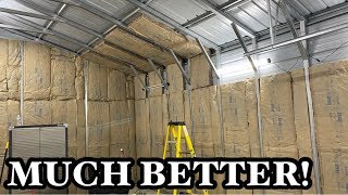 HOW TO INSULATE A METAL GARAGE [upl. by Jadd]