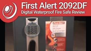 First Alert 2092DF Digital Waterproof Fire Safe Review [upl. by Elene904]