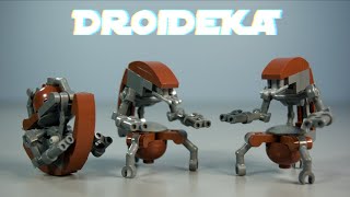 Custom LEGO Droideka MOC Build Tutorial [upl. by Nnhoj]