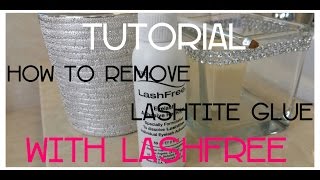 Ardell LashFree How to remove LashTite Glue  Pretty Casual [upl. by Atinar]