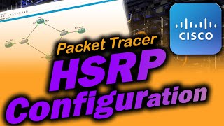 HSRP Configuration on Cİsco Packet Tracer [upl. by Annoyek]