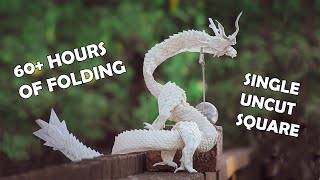 Ryujin 35 origami time lapse [upl. by Sirromed758]