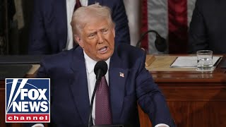 WATCH Trump makes joint address to Congress Democrats respond [upl. by Lussi]