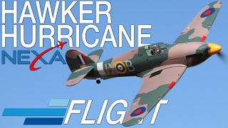 Flying the Nexa Hawker Hurricane 63quot ARF  Motion RC [upl. by Ttezil]