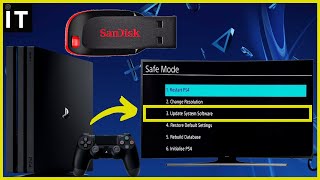 How To Update PS4 With USB Flash Drive Working Method [upl. by Aehsat]