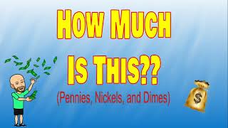 Counting Coins Pennies Nickels and Dimes PE WarmupBrain Break [upl. by Cartwell]