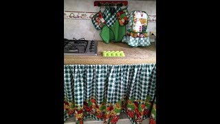 Como hacer unas Cortinas para el Mesón de la Cocina [upl. by Larina593]