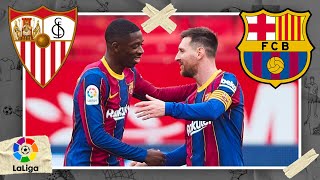 Sevilla vs Barcelona  LALIGA HIGHLIGHTS  2272021  beIN SPORTS USA [upl. by Ledah]