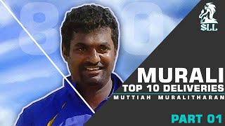 Top 10 Muttiah Muralidharan Unplayable Deliveries in Cricket History [upl. by Vitus]