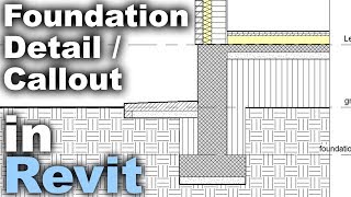 Foundation Detail Callout in Revit Tutorial [upl. by Stanley]