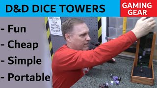 Portable Dice Towers  Collapsible Gaming Gear [upl. by Gally]