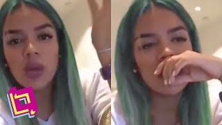 Karol G confiesa que terminó con Anuel  Instagram Live Video Completo [upl. by Cowden905]