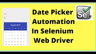 Selenium Tutorials Date Pickercalendar Automation [upl. by Harv]