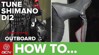 How To Tune Shimano Di2 Groupsets – Adjust Electronic Shifting [upl. by Yrovi]