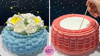 How To Use Nozzles For Cake Decoration  Part 265 [upl. by Maxma]