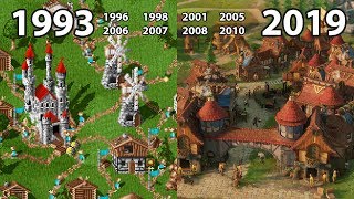 Evolution of THE SETTLERS Games 1993  2019 [upl. by Winser]