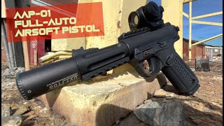 Action Army AAP01 Airsoft FullAuto Review [upl. by Atterahs771]