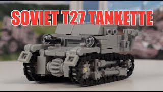 Soviet T27 tankette review [upl. by Seidule]