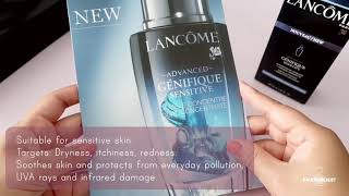 LANCOME Advanced Genifique Sensitive Serum Demo [upl. by Seuqcaj]